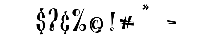 Alphabits-Regular Font OTHER CHARS