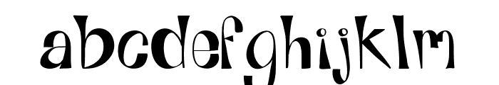 Alphabits-Regular Font LOWERCASE