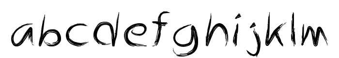 Alphahate Font LOWERCASE