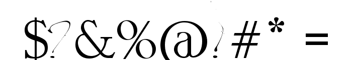 Alphasplat Font OTHER CHARS