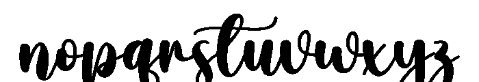 Already Font LOWERCASE