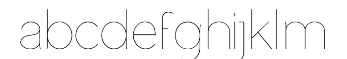 Altera - Regular Font LOWERCASE