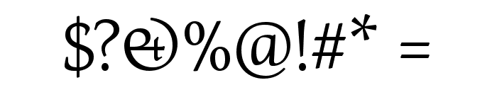 Althea Regular Font OTHER CHARS