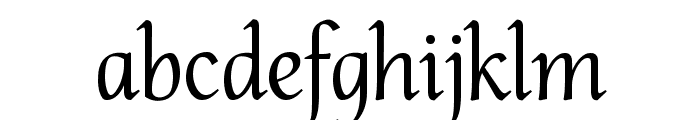 Althea Regular Font LOWERCASE