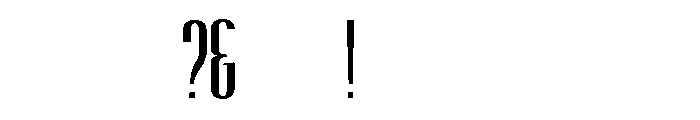 Altitude Font OTHER CHARS