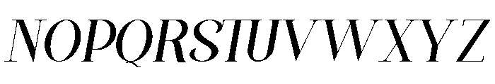 Altmar Demo Italic Font UPPERCASE