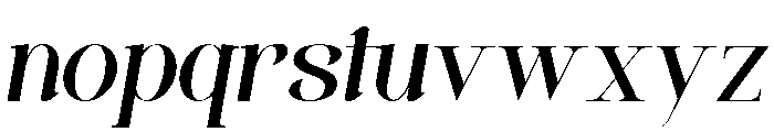 Altmar Demo Italic Font LOWERCASE