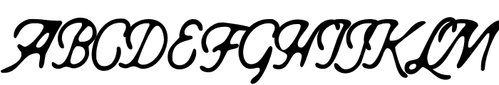 AltobelloDEMO-Regular Font UPPERCASE