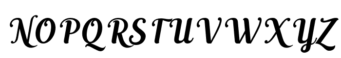 Altoysjustpersonalonly-Italic Font UPPERCASE