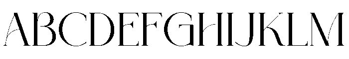 Alunas Font UPPERCASE
