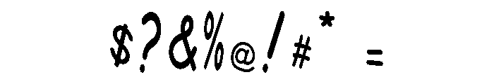 Alvanesa Font OTHER CHARS