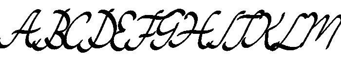 Alvanesa Font UPPERCASE