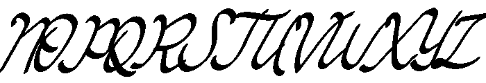 Alvanesa Font UPPERCASE