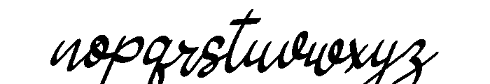 Alvanesa Font LOWERCASE