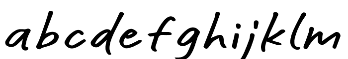 Alvifont Font LOWERCASE