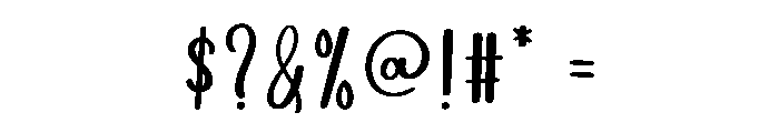 Always Chubby Font OTHER CHARS