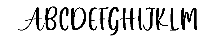 Always Chubby Font UPPERCASE