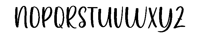 Always Chubby Font UPPERCASE