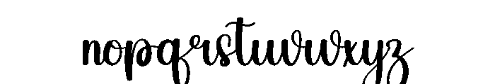 Always Chubby Font LOWERCASE