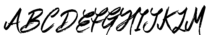 Always Maybe Font UPPERCASE