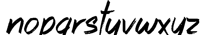 Always Maybe Font LOWERCASE