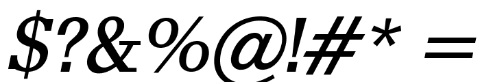 AlyssaOpti-Italic Font OTHER CHARS