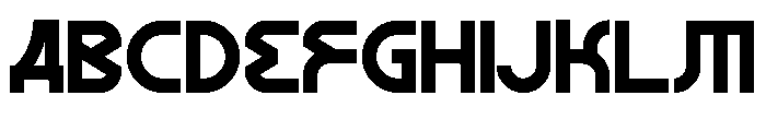 alghorie bald Font UPPERCASE