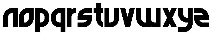 alghorie bald Font LOWERCASE