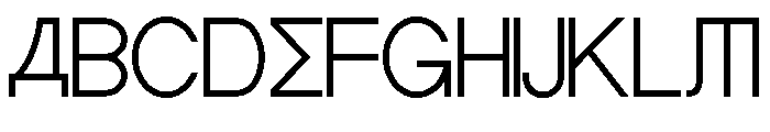 alghorie std Font UPPERCASE