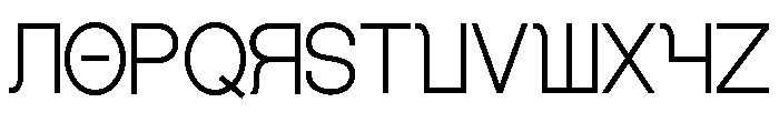 alghorie std Font UPPERCASE