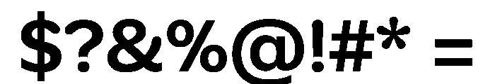 Alan Sans 600 Font OTHER CHARS