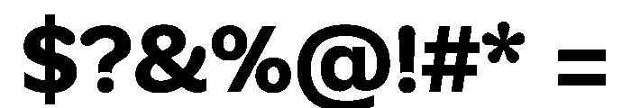Alan Sans 700 Font OTHER CHARS