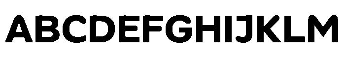 Alan Sans 700 Font UPPERCASE