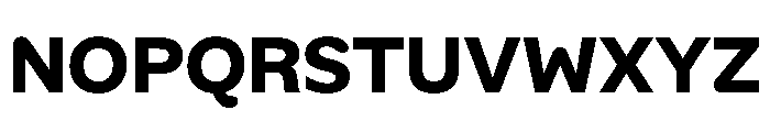 Alan Sans 700 Font UPPERCASE