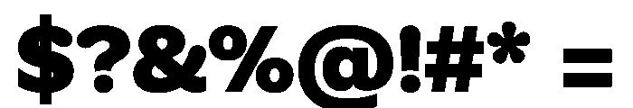 Alan Sans 800 Font OTHER CHARS