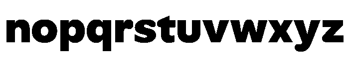 Alan Sans 800 Font LOWERCASE