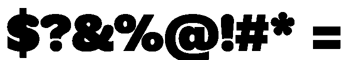Alan Sans 900 Font OTHER CHARS