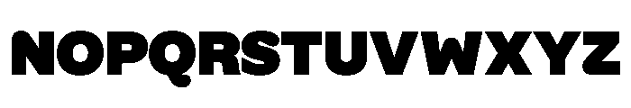 Alan Sans 900 Font UPPERCASE