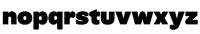 Alan Sans 900 Font LOWERCASE