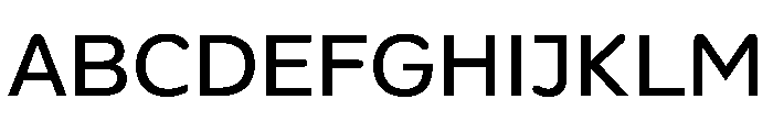 Alan Sans Regular Font UPPERCASE