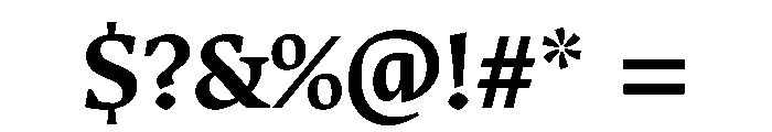 Alyamama 700 Font OTHER CHARS