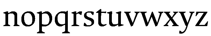 Alyamama Regular Font LOWERCASE