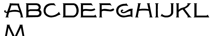 Alaska Regular Font UPPERCASE