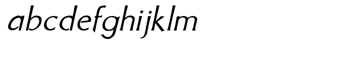 Albe Sans Italic Font LOWERCASE