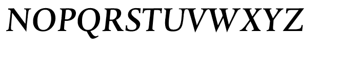 Albertina Medium Italic Font UPPERCASE