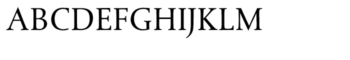 Albertina Regular Font UPPERCASE