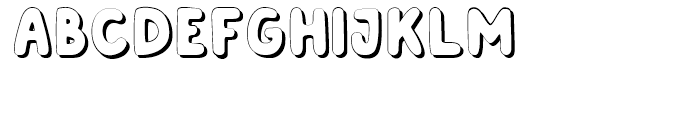 Albus Grand Shadow Font UPPERCASE