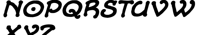 Alchemite Bold Italic Font LOWERCASE