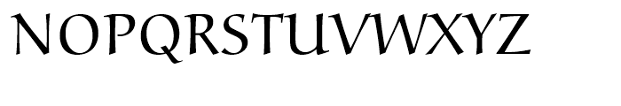 Alcuin Light Caps Font UPPERCASE