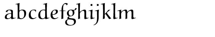 Alcuin Light Font LOWERCASE